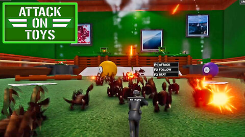 Leading The Bugling Horde! Attack On Toys