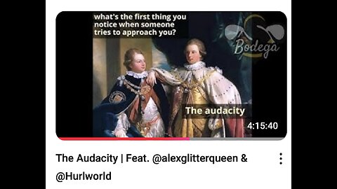 HDR 20250821 The Audacity Feat. @alexglitterqueen & @Hurlworld