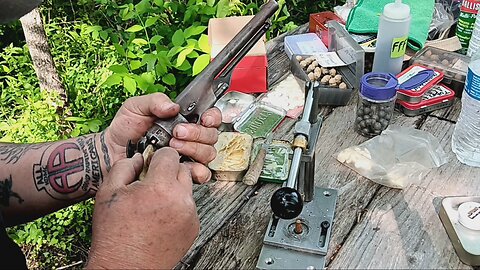 Pushing Caps On A Colt