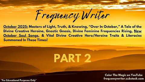 October 2025 Part 2: New Playlist from Soul Songs #196-217 with October Themes, Musical Empowerment