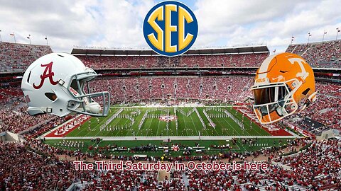 The Saturday in October is here for the Vols and Crimson Tide