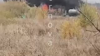 🚂🔥 Matveyev-Kurgan, a fuel and lubricants train is on fire!
