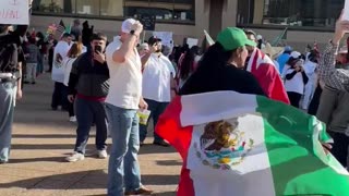 DALLAS, TX: The pro-illegal alien rally was not happy when I showed up.