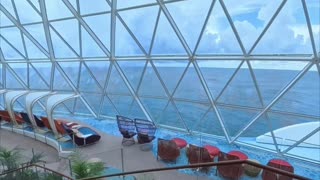 Rye and Bean Bar & Overlook at Star of the Seas Deck 15!