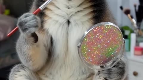 Lemur’s Sparkle Look 🐒✨