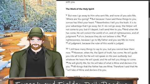 Forest and Fields Daily reading: John 16:1-15