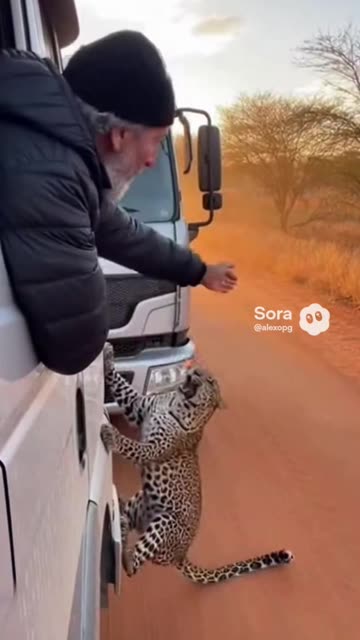 He tried to scare the Leopard away, then THIS happened!