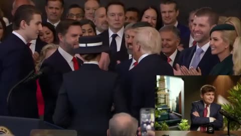 Donald Trump is sworn in as the 47th President of the United States