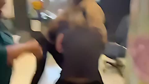 Wild Negress Brawl Turns School Hallway into Jungle Rumble