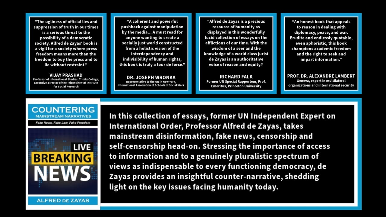 US FAILURE TO SUBMIT REPORT A DELIBERATE DESTRUCTION OF WORLD ORDER INSTITUTIONS