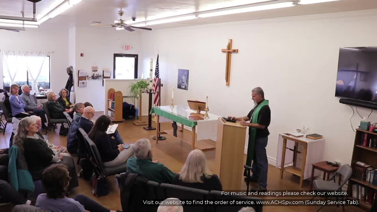 Proper 28, ACHS Sunday Service