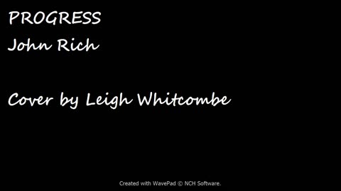 Progress by John Rich cover by Leigh Whitcombe (wick444)