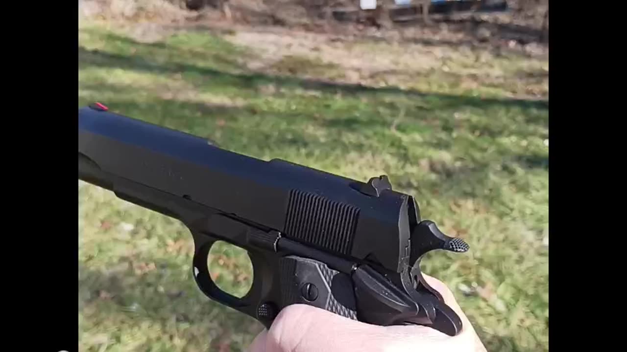 1911 target practice.