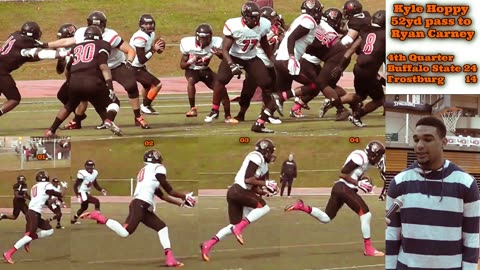 Prototype 471: Buffalo State's Kyle Hoppy 52yd pass to Ryan Carney vs Frostburg