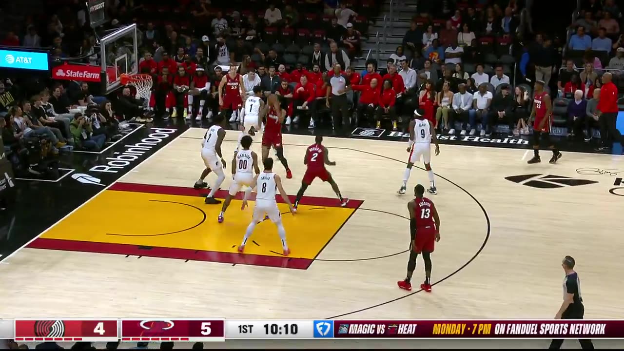 Miami HEAT - Kel'el's first bucket in his first career start 🙌