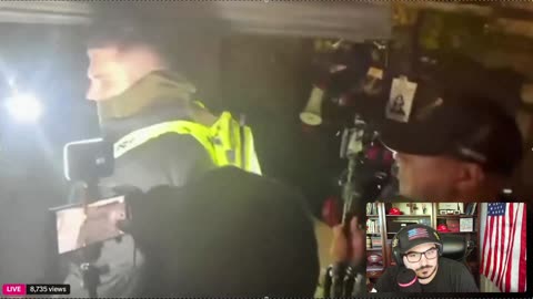 The Moment Everything Went Down Last Night In The #ANTIFA Sidewalk Camp Near #ICE #Protest