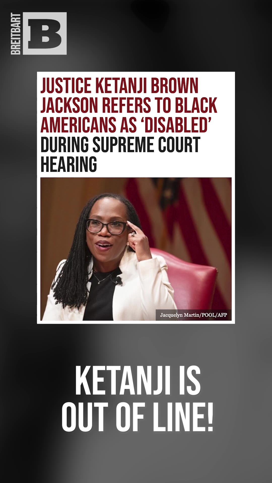 Ketanji is out of Line!