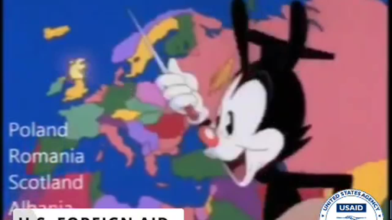 A Visual Representation of US AID Explaining Where It Has Been Sending US Tax