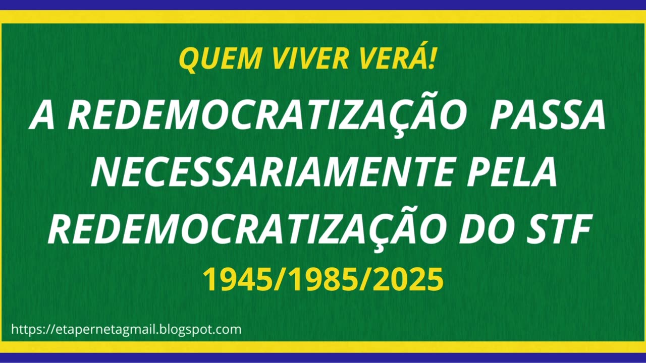 QUEM VIVER VERÁ