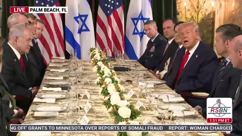 WATCH: The Bilateral Meeting between President Trump and Prime Minister Netanyahu Begins - 12/29/25