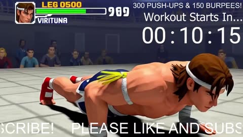 Everyday 450 push ups and 180 Burpees!