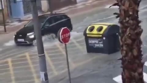 Heavy Flooding Due To Torrential Rainfall In Alicante, Spain, 10/09/2025