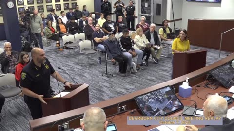 MusIim Dearborn Police Chief Shahin on the IsIamic calls to prayer blasting