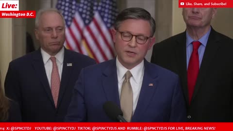 LIVE: Mike Johnson leads GOP leadership press conference