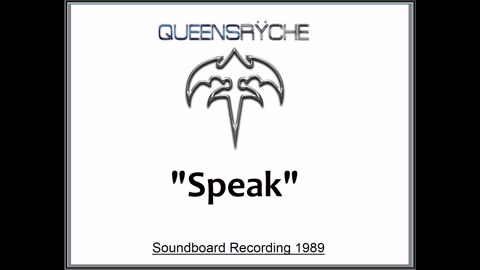 Queensryche - Speak (Live in Tokyo, Japan May 7, 1989) Soundboard
