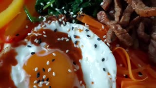 Extravagant Dinner Recipe. Bibimbap #shorts #food #recipes #cooking #asianrecipe