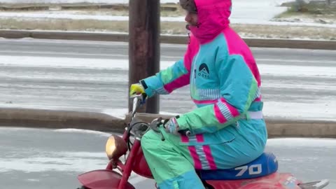 Texans Make the Most of a Rare Snow Day