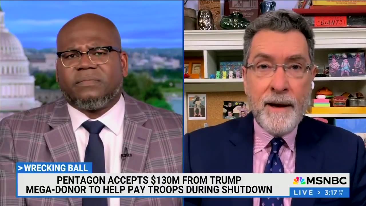 Norm Eisen is mad that the military was paid
