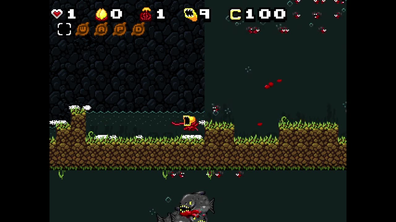 Piranha Schooling - Spelunky Editor Plus? Pt.66