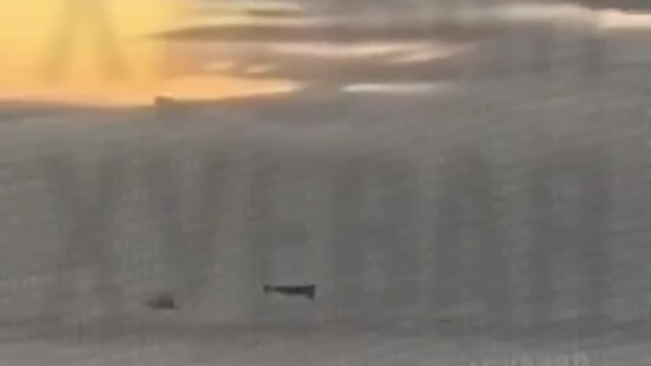 Epic jumps of Shahed on the sea waves in Odesa