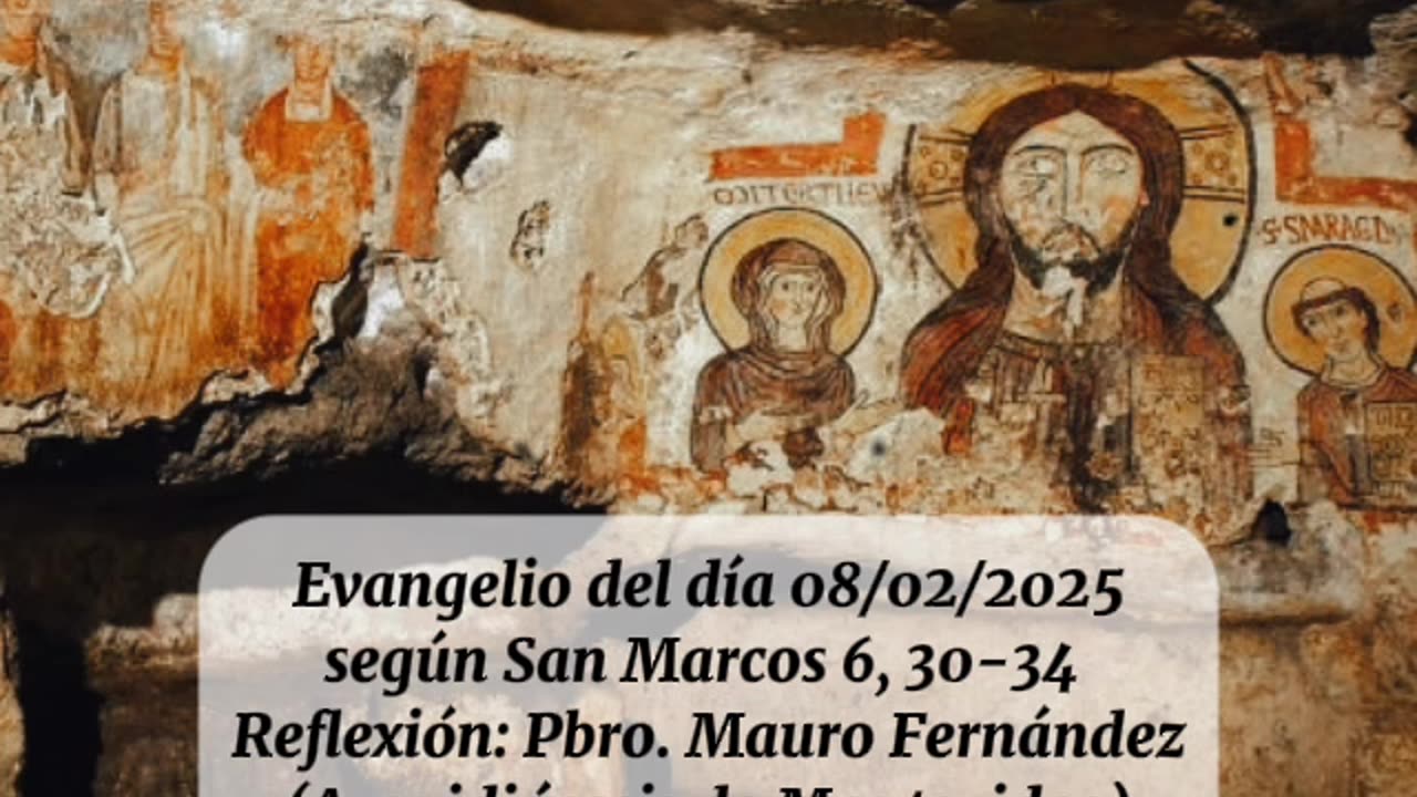 Evangelio del día 08/02/2025 según San Marcos 6, 30-34 - Pbro. Mauro Fernández