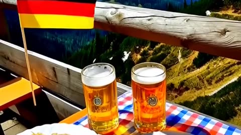 German food and view