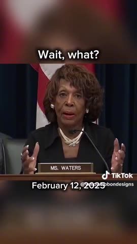 "We Don't Know WHAT ALL THEY HAVE ON US." - Rep Maxine Waters says