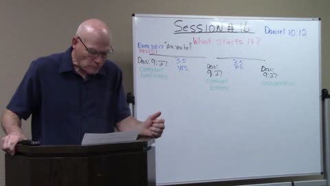 Session #16 End Times/Prophecy - Timeline of Events of last seven years, Daniel's 70th week