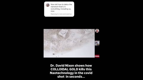 Colloidal Gold DESTROYS Nanotech from Vaccines