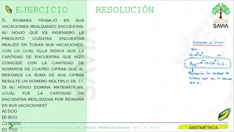 SAVIA REPASO 2025 - 2 | Semana 04 | Aritmética