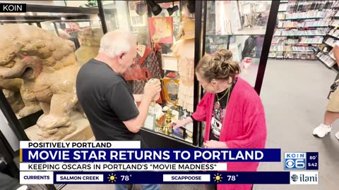 Child star’s Oscar now at home at Movie Madness