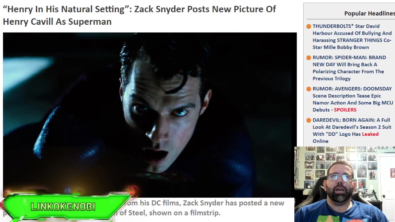 Zack Snyder Posts Another Pic Of Henry Cavill Superman