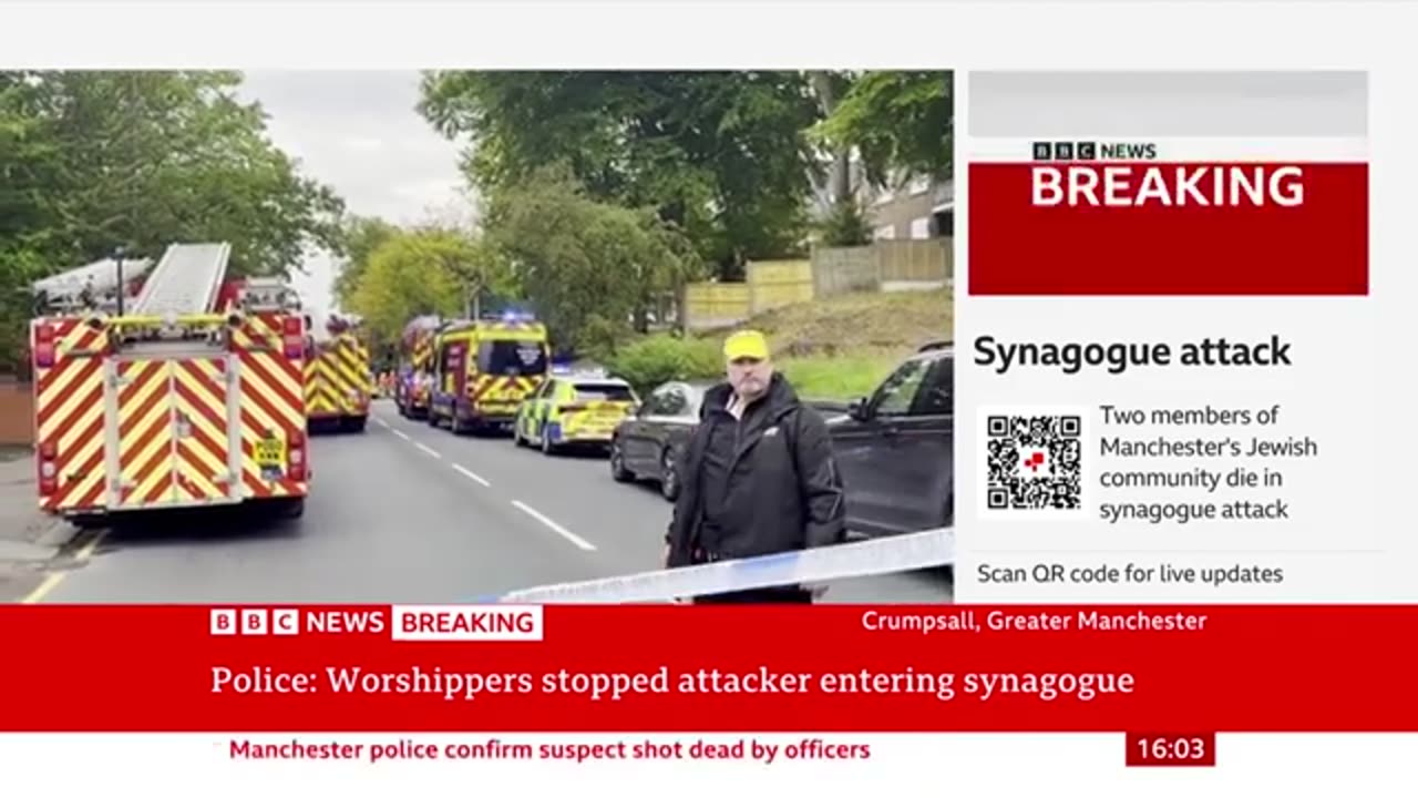 Two members of Manchester's Jewish community die in synagogue attack