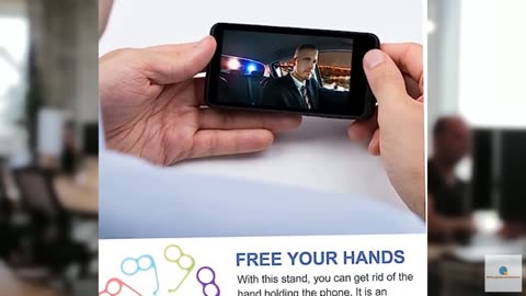 SKISUNO 4pcs Finger Phone Holder: Plastic Cell Phone Ring Holder 2 Holes Little