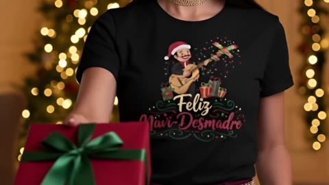 This Christmas vibe is pure chaos and I’m loving it, who’s with me? #latinastyle #funnytee