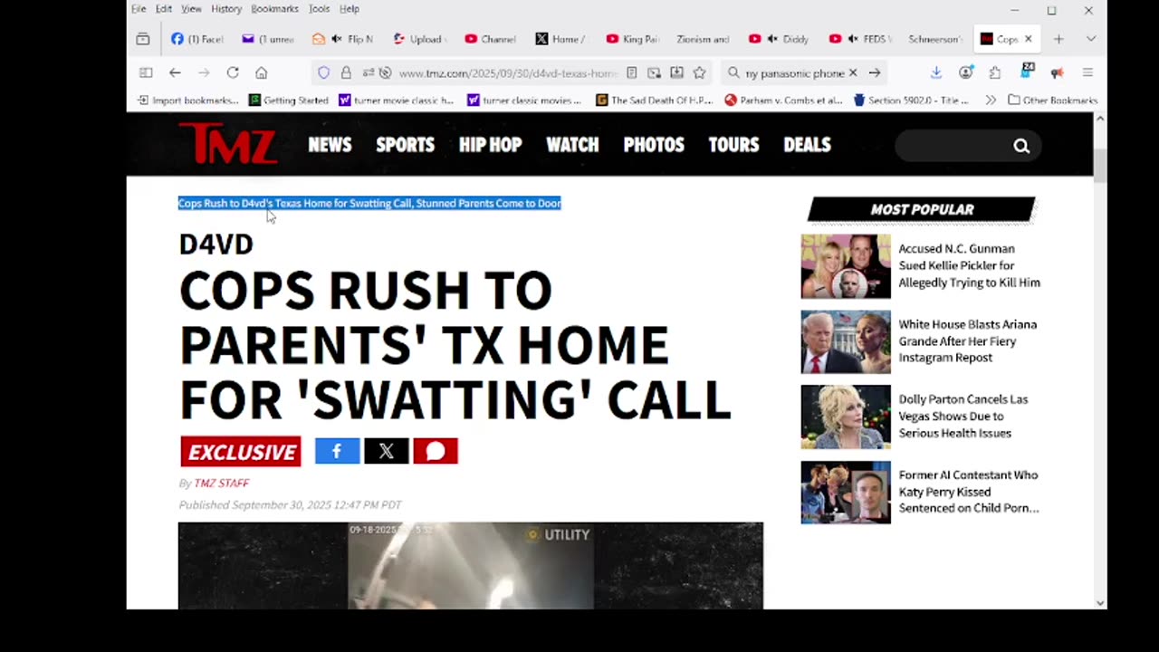 Cops Rush to D4vd's Texas Home for Swatting Call, Stunned Parents Come to Door