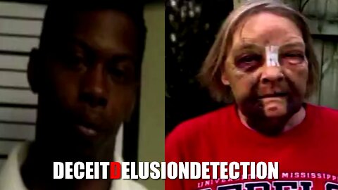 A black suspect brutally assaulted an elderly white female, leaving her with a broken jaw and fractures