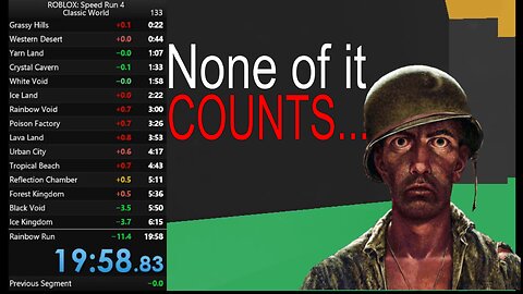 We have a SPEEDRUNNING Problem...