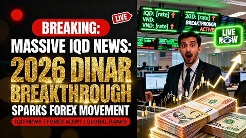 💰 MASSIVE IQD NEWS 2026 Dinar Breakthrough Sparks Forex Movement 💥 Iraqi Dinar News 2026