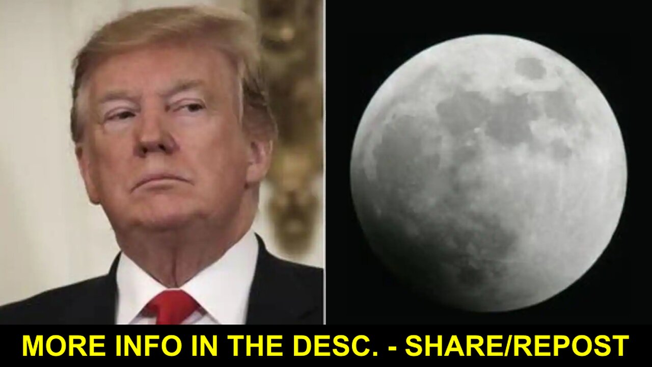 USP Donald Trump Tweeted That the Moon (a Map of Flat Earth) Is a Part of Mars (a Map of Flat Mars)!